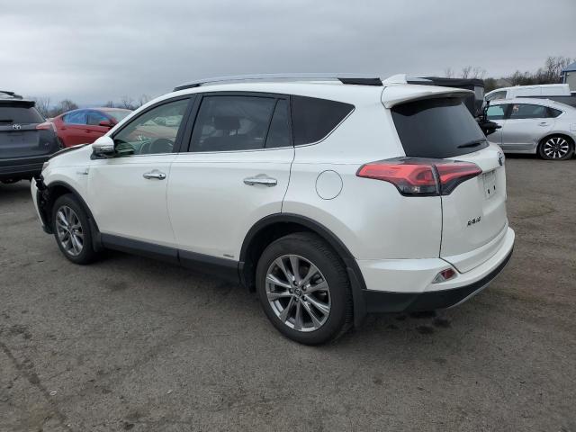 JTMDJREV4JD253324 - 2018 TOYOTA RAV4 HV LIMITED WHITE photo 2