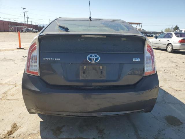 JTDKN3DU6F0405927 - 2015 TOYOTA PRIUS GRAY photo 6