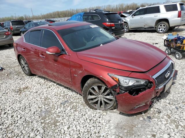 JN1CV7AR8GM252735 - 2016 INFINITI Q50 BASE MAROON photo 4