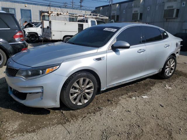 5XXGU4L36GG041869 - 2016 KIA OPTIMA EX SILVER photo 1