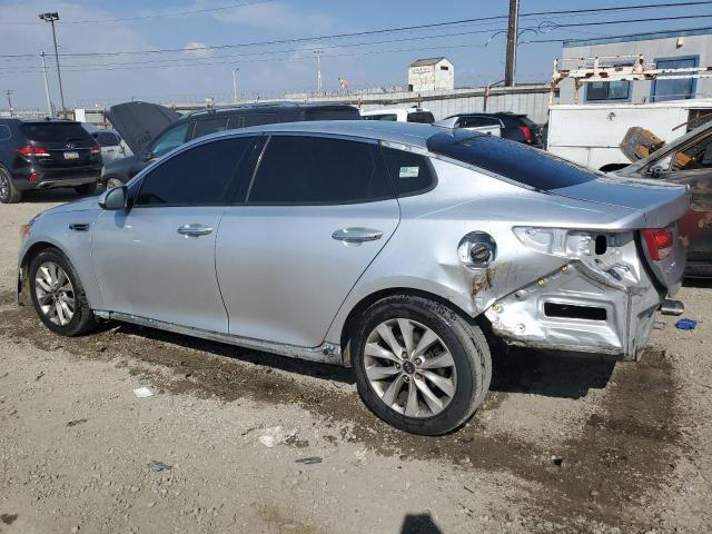 5XXGU4L36GG041869 - 2016 KIA OPTIMA EX SILVER photo 2