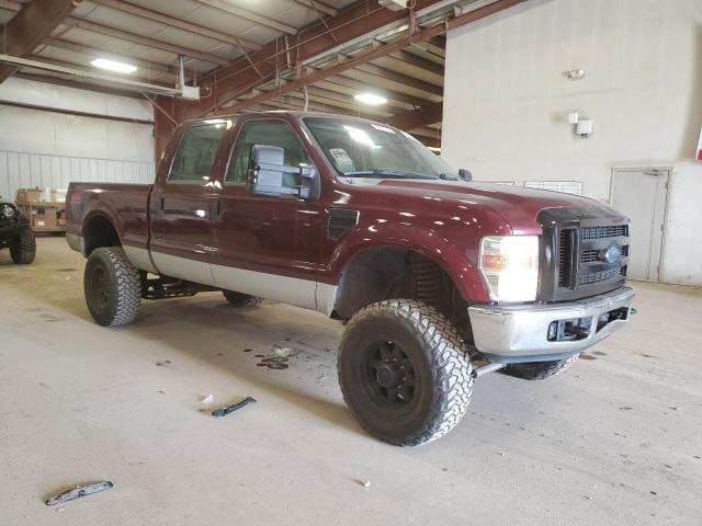 1FTSW21R18EA69200 - 2008 FORD F250 SUPER DUTY BURGUNDY photo 4