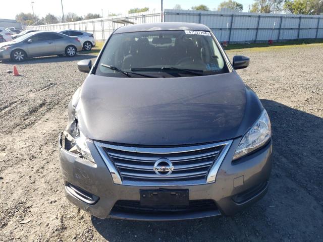 3N1AB7APXFY370294 - 2015 NISSAN SENTRA S GRAY photo 5