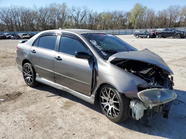 1NXBR32E97Z850152 - 2007 TOYOTA COROLLA CE GRAY photo 4