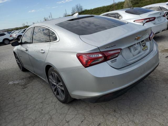 1G1ZD5ST5MF020370 - 2021 CHEVROLET MALIBU LT SILVER photo 2