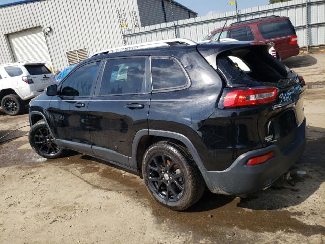 1C4PJLCB2JD605660 - 2018 JEEP CHEROKEE LATITUDE BLACK photo 2