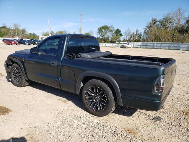 1B7FL26X3XS135389 - 1999 DODGE DAKOTA GREEN photo 2