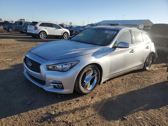 JN1EV7AP2HM742614 - 2017 INFINITI Q50 PREMIUM SILVER photo 1