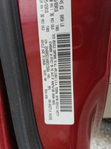 2A4RR5D1XAR315564 - 2010 CHRYSLER TOWN & COU TOURING 勃艮第红 照片 13