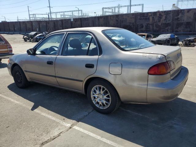 1NXBR12E81Z509658 - 2001 TOYOTA COROLLA CE TAN photo 2