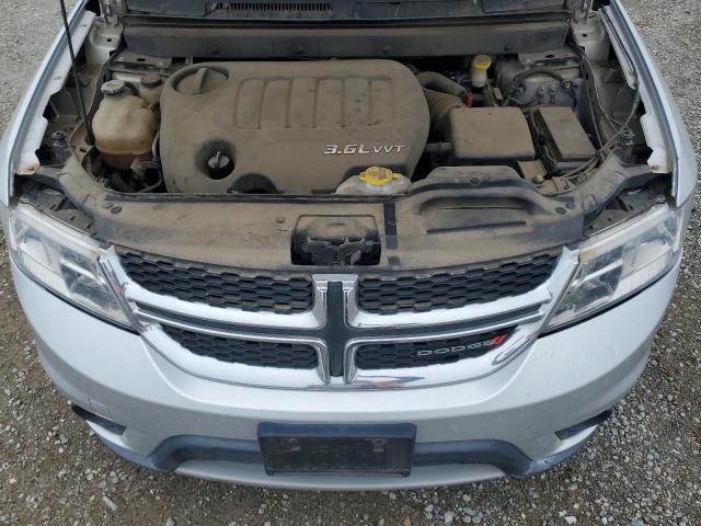 3C4PDCBGXET108148 - 2014 DODGE JOURNEY SXT SILVER photo 12