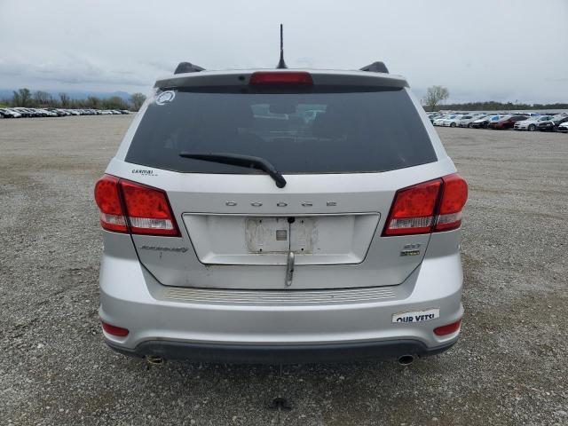 3C4PDCBGXET108148 - 2014 DODGE JOURNEY SXT SILVER photo 6