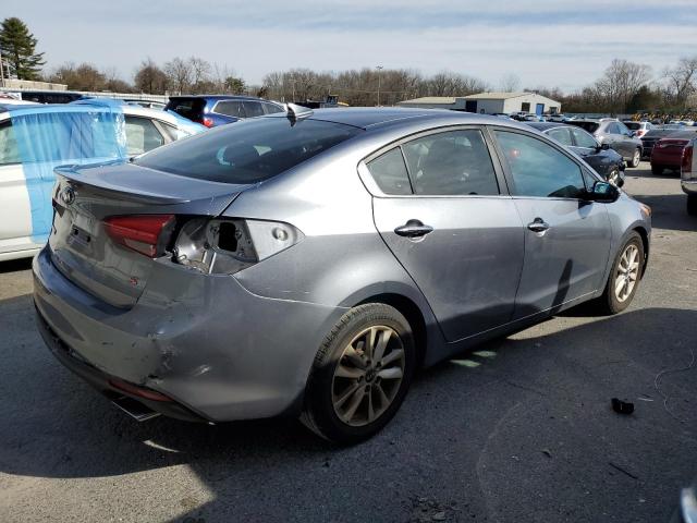 3KPFL4A70HE130741 - 2017 KIA FORTE LX SILVER photo 3