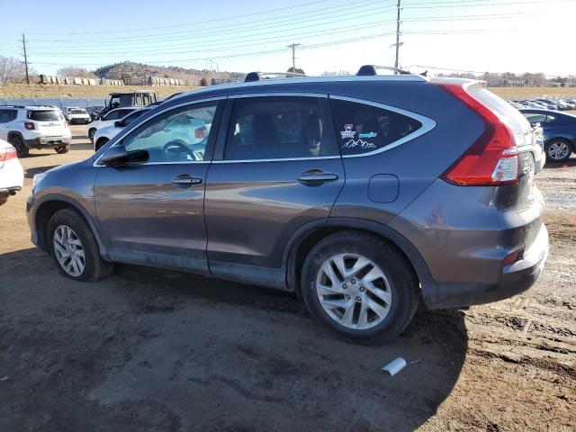 2HKRM4H5XFH689396 - 2015 HONDA CR-V EX GRAY photo 2