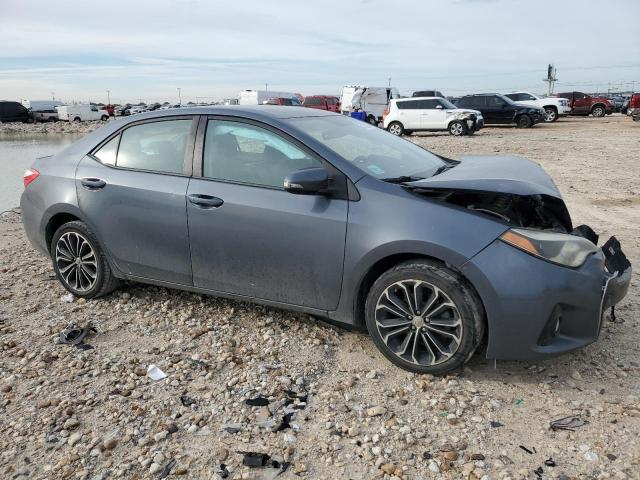 5YFBURHEXFP205082 - 2015 TOYOTA COROLLA L GRAY photo 4