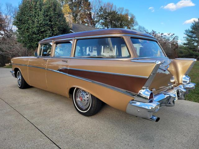 VB57N173900 - 1957 CHEVROLET WAGON BROWN photo 3