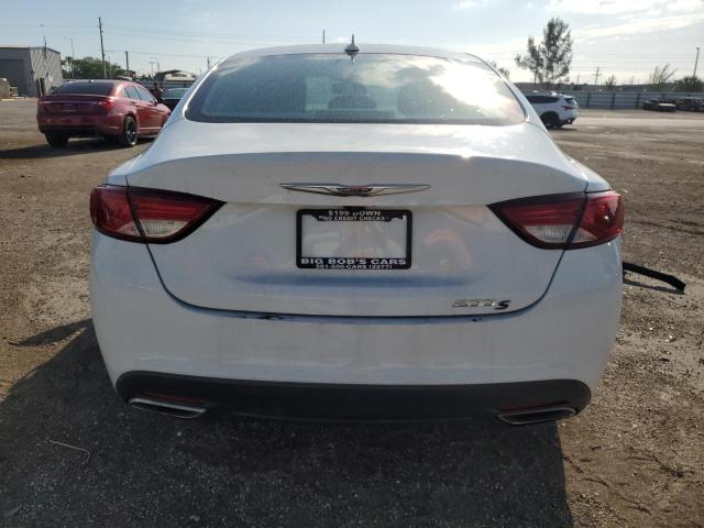 1C3CCCBG6FN506058 - 2015 CHRYSLER 200 S WHITE photo 6