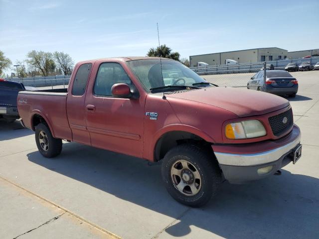 1FTRX18L12KB25930 - 2002 FORD F150 RED photo 4