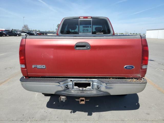 1FTRX18L12KB25930 - 2002 FORD F150 RED photo 6