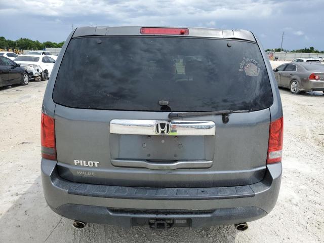 5FNYF3H43DB011401 - 2013 HONDA PILOT EX GRAY photo 6