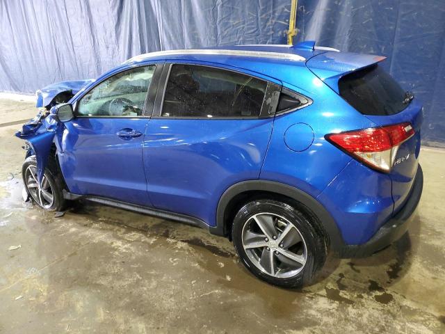 3CZRU6H53MM750651 - 2021 HONDA HR-V EX BLUE photo 2