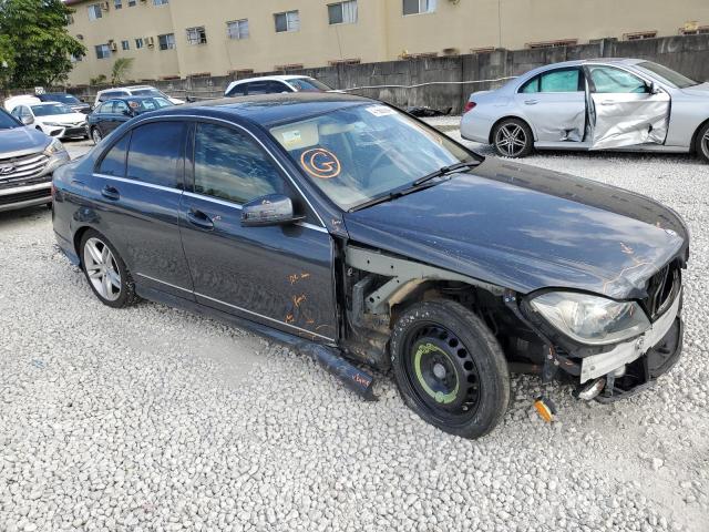 WDDGF8AB2ER318786 - 2014 MERCEDES-BENZ C 300 4MATIC GRAY photo 4