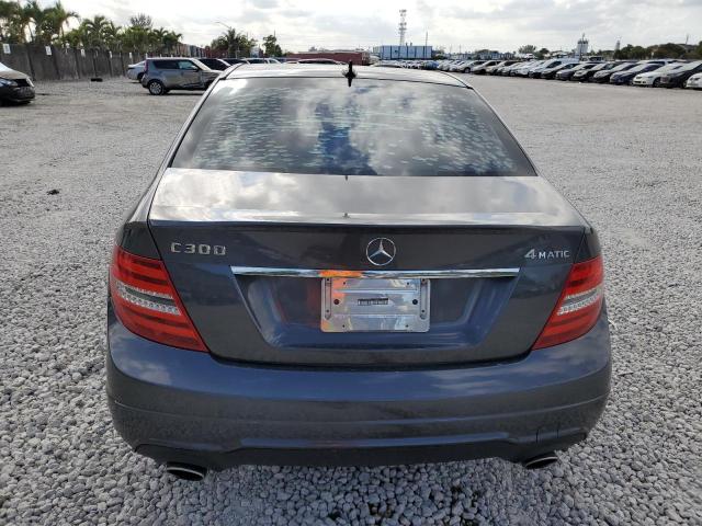 WDDGF8AB2ER318786 - 2014 MERCEDES-BENZ C 300 4MATIC GRAY photo 6