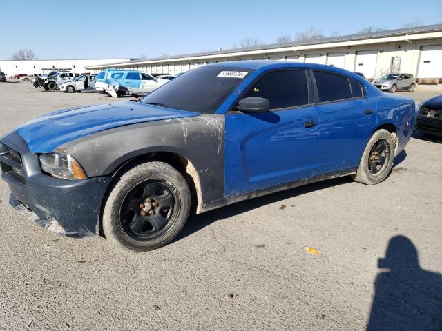 2B3CL1CT7BH591332 - 2011 DODGE CHARGER POLICE BLUE photo 1