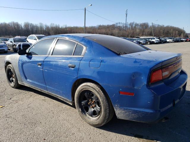 2B3CL1CT7BH591332 - 2011 DODGE CHARGER POLICE BLUE photo 2