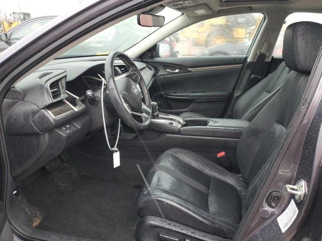 19XFC1F7XLE000983 - 2020 HONDA CIVIC EXL GRAY photo 7