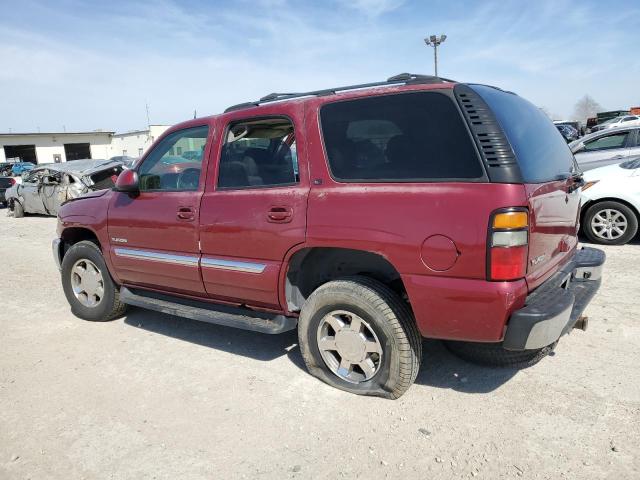 1GKEK13T75J205395 - 2005 GMC YUKON RED photo 2