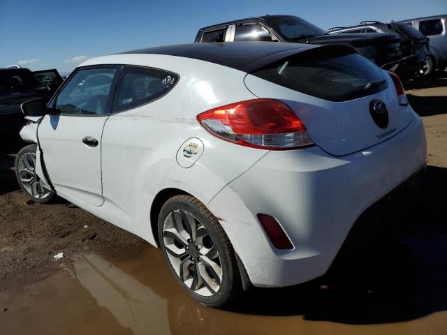 KMHTC6AD3DU147559 - 2013 HYUNDAI VELOSTER WHITE photo 2