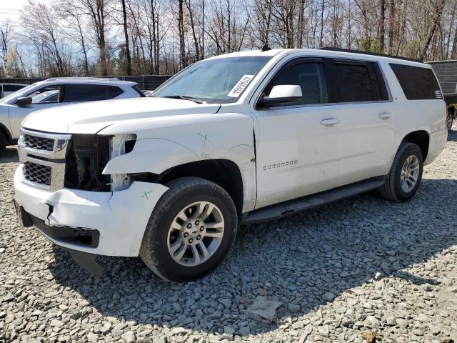 1GNSKJKC0FR120635 - 2015 CHEVROLET SUBURBAN K1500 LT WHITE photo 1