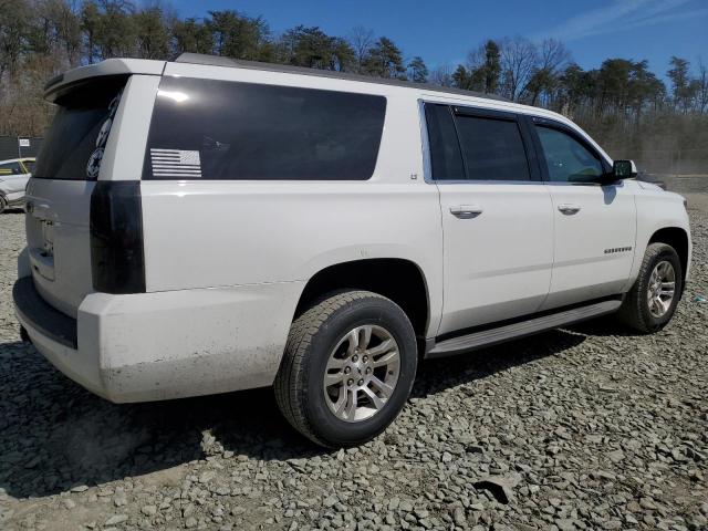 1GNSKJKC0FR120635 - 2015 CHEVROLET SUBURBAN K1500 LT WHITE photo 3