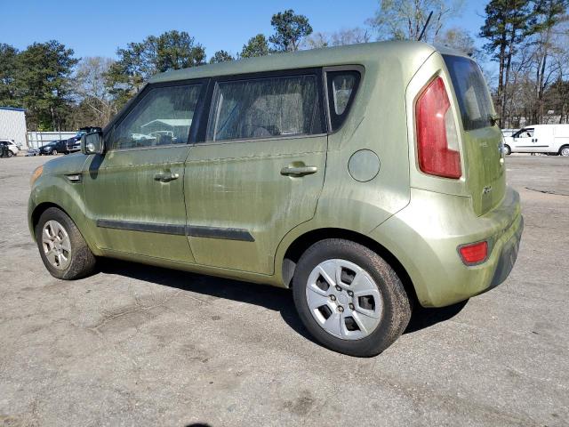 KNDJT2A51C7444534 - 2012 KIA SOUL GREEN photo 2