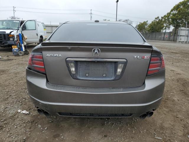 19UUA76528A015617 - 2008 ACURA TL TYPE S GRAY photo 6