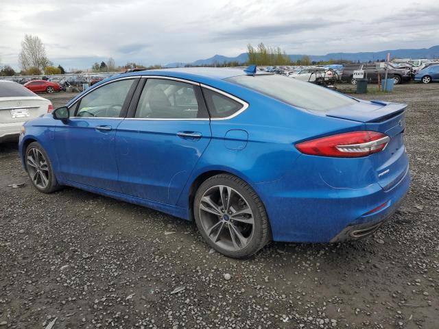 3FA6P0D98LR152018 - 2020 FORD FUSION TITANIUM BLUE photo 2