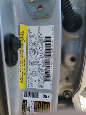 3TMJU4GN6AM101723 - 2010 TOYOTA TACOMA DOUBLE CAB PRERUNNER SILVER photo 12