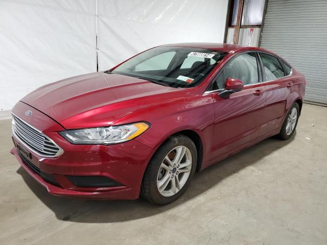 3FA6P0HD0JR193108 - 2018 FORD FUSION SE RED photo 1