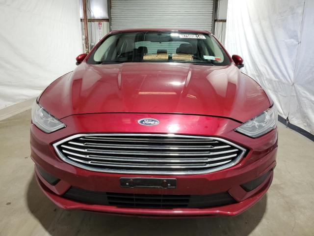 3FA6P0HD0JR193108 - 2018 FORD FUSION SE RED photo 5