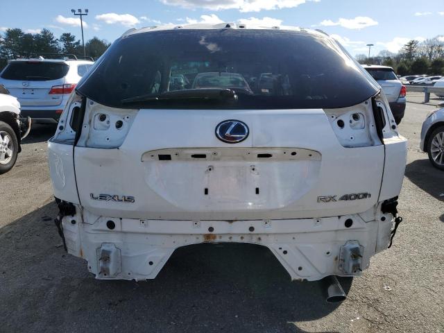 JTJHW31U782861838 - 2008 LEXUS RX 400H WHITE photo 6