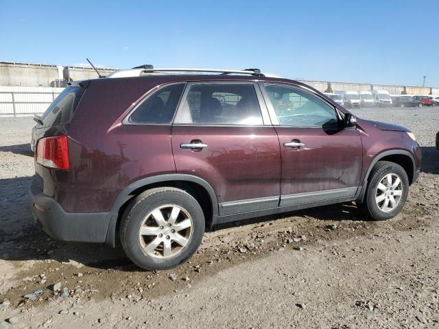 5XYKT3A66CG233688 - 2012 KIA SORENTO BASE BURGUNDY photo 3