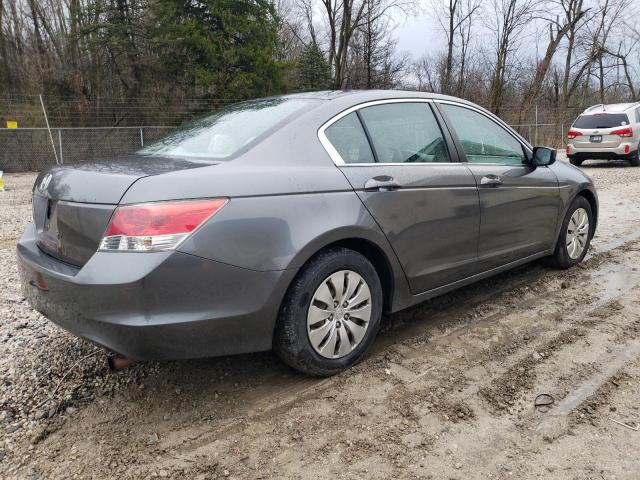 1HGCP26319A052882 - 2009 HONDA ACCORD LX GRAY photo 3