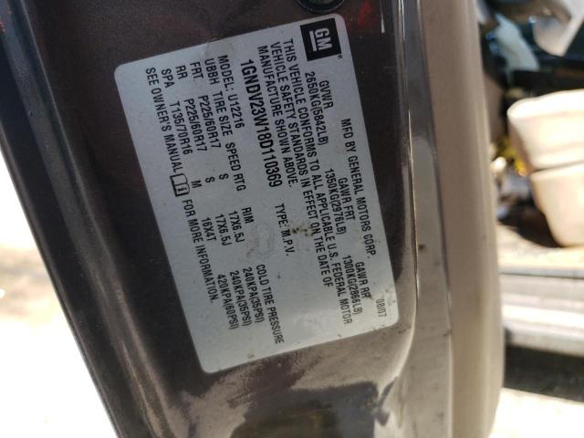 1GNDV23W18D110369 - 2008 CHEVROLET UPLANDER LS 棕色 照片 13