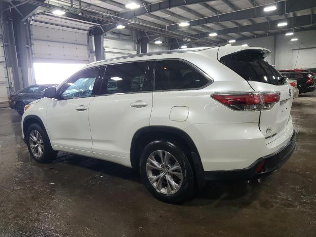 5TDJKRFH8FS137046 - 2015 TOYOTA HIGHLANDER XLE 白色 照片 2