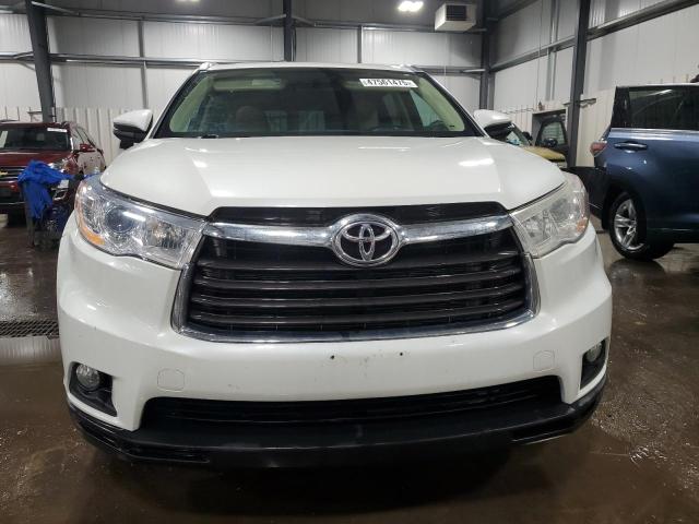 5TDJKRFH8FS137046 - 2015 TOYOTA HIGHLANDER XLE 白色 照片 5