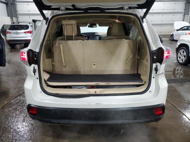5TDJKRFH8FS137046 - 2015 TOYOTA HIGHLANDER XLE 白色 照片 6