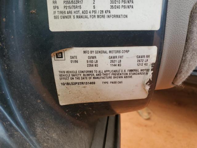 1G1BL52P3TR131469 - 1996 CHEVROLET CAPRICE / CLASSIC SS GREEN photo 12