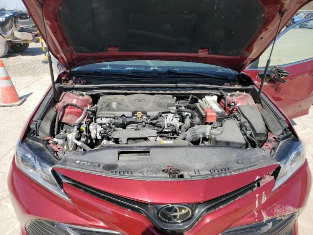 4T1B11HK8KU291341 - 2019 TOYOTA CAMRY L BURGUNDY photo 11