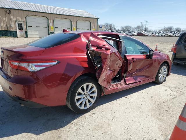 4T1B11HK8KU291341 - 2019 TOYOTA CAMRY L BURGUNDY photo 3